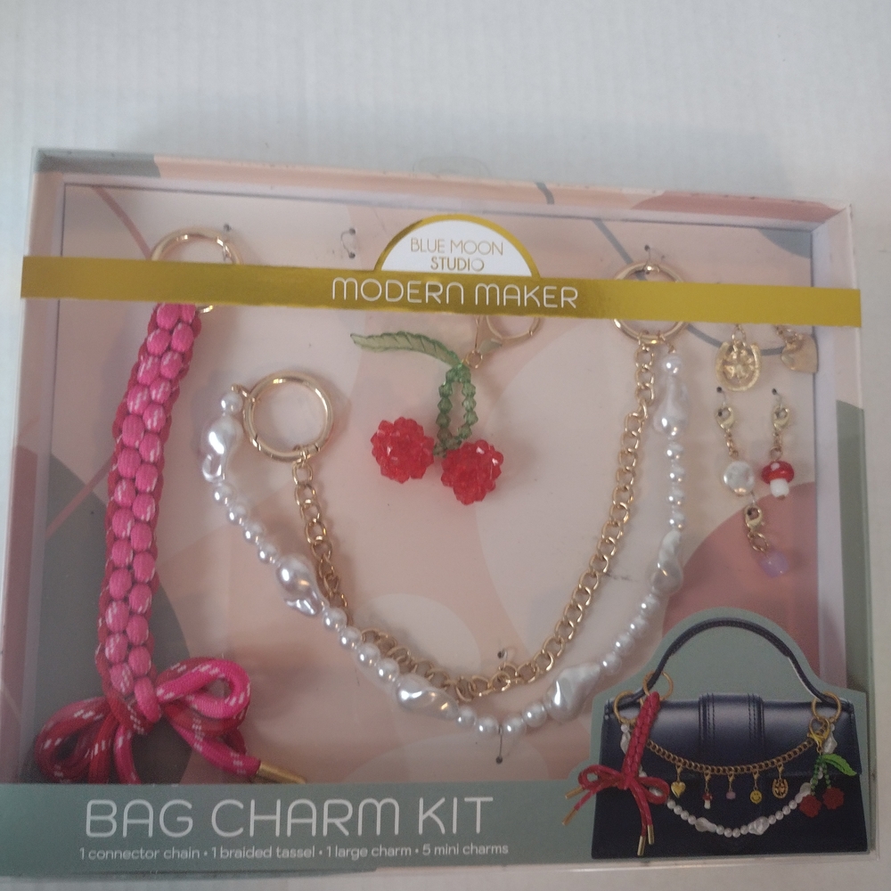 Blue Moon Studio Bag Charm Kit With Cherry Accents
